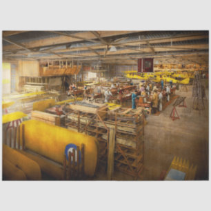 Papel De Seda Avião - Fábrica - Aviões feitos à mão 1939