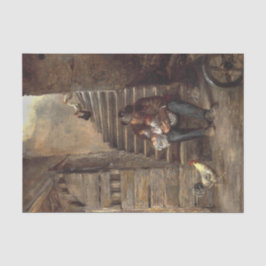 Papel De Seda Avô Olhando Pelo Avô