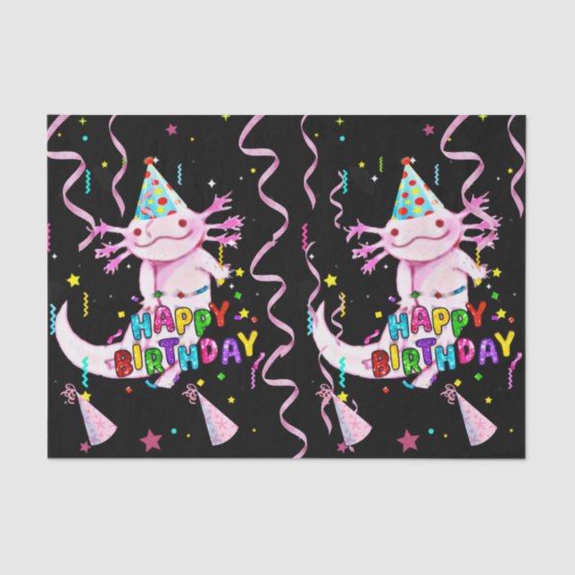 Papel De Seda Axolotl (Frente )