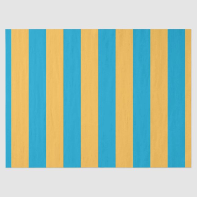 Papel De Seda Azul-bebê e amarelo (Frente )