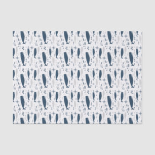 PAPEL DE SEDA AZUL BRANCO DE ESPERMA COM TEXTURA