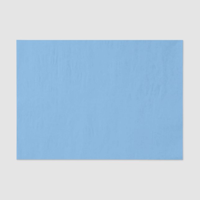 Papel De Seda Azul Céu (cor sólida) Aero  (Frente )