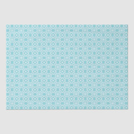 Papel De Seda Azul Claro de Ovo de Robin e Floral em Treliça Bra
