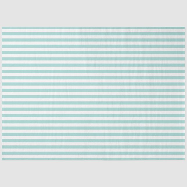 Papel De Seda Azul Claro e Dourado Série Náutica Design 1 (Frente )