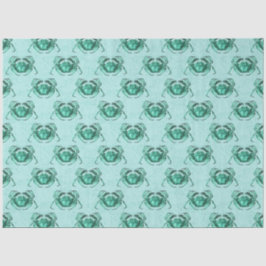 Papel De Seda Azul Claro e Dourado Série Náutica Design 15
