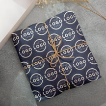 Azul com marca da empresa de logotipo comercial pe