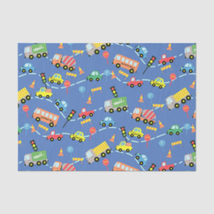 Papel De Seda Azul de transporte