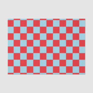 Papel De Seda Azul e Vermelho de Pastel verificados
