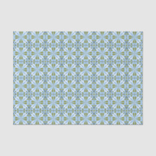 Papel De Seda Azul Escandinavo Azul Azul Azul Azul Azul Floral