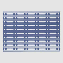 Papel De Seda Azul Escuro 2 Incisão de Osso Pontos Decoupage