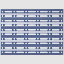 Papel De Seda Azul Escuro 2 Incisão em Osso Pontos Decoupage