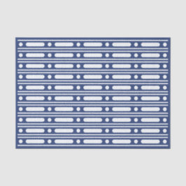 Papel De Seda Azul Escuro 2 Incisão Óssea Decoupage Borda Ponto