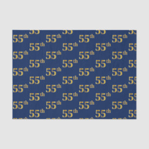 Papel De Seda Azul, evento do ouro 55th do falso