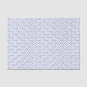 Papel De Seda Azul feito sob encomenda da pervinca em floral