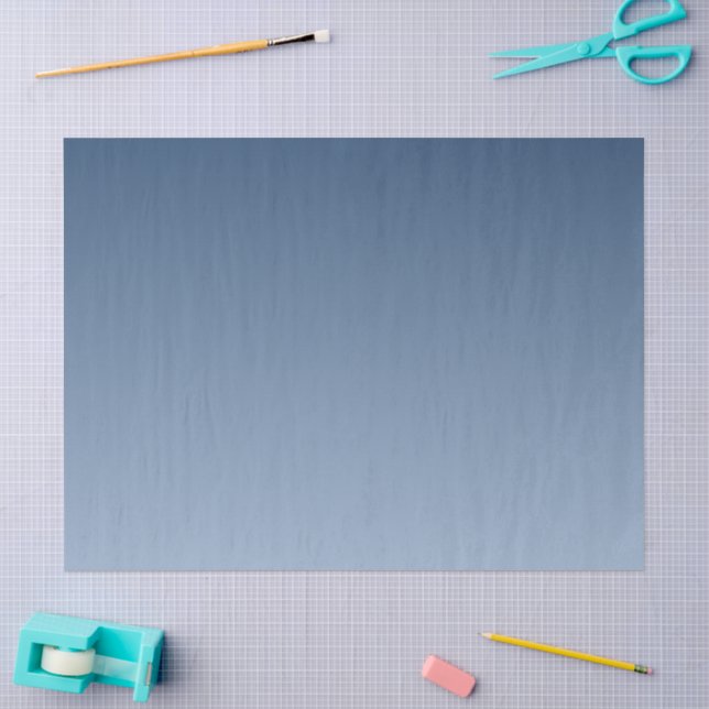 Papel De Seda Azul Fumê Tons de Escuro a Claro (Arte )