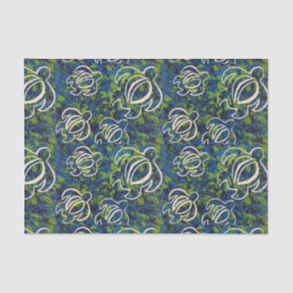 Papel De Seda Azul Honu de LineA