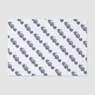 Papel De Seda Azul-marinho