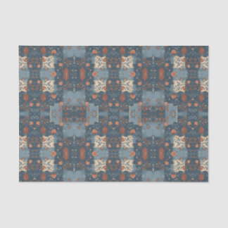 Papel De Seda Azul País Rust Rústico Farmhouse Personalizável
