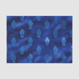 Papel De Seda Azul Real e Prata