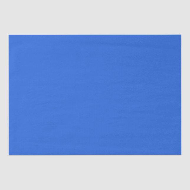 Papel De Seda Azul Real Sólido, Ocasião Toda (Frente )