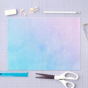 Papel De Seda Azul Rosa Roxo Ombre Lavagem Aquarela Tendência
