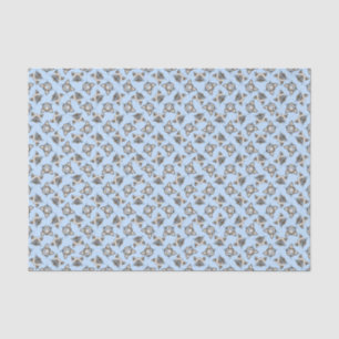 Papel De Seda Azul Siamese o gato Eyed enfrenta o teste padrão