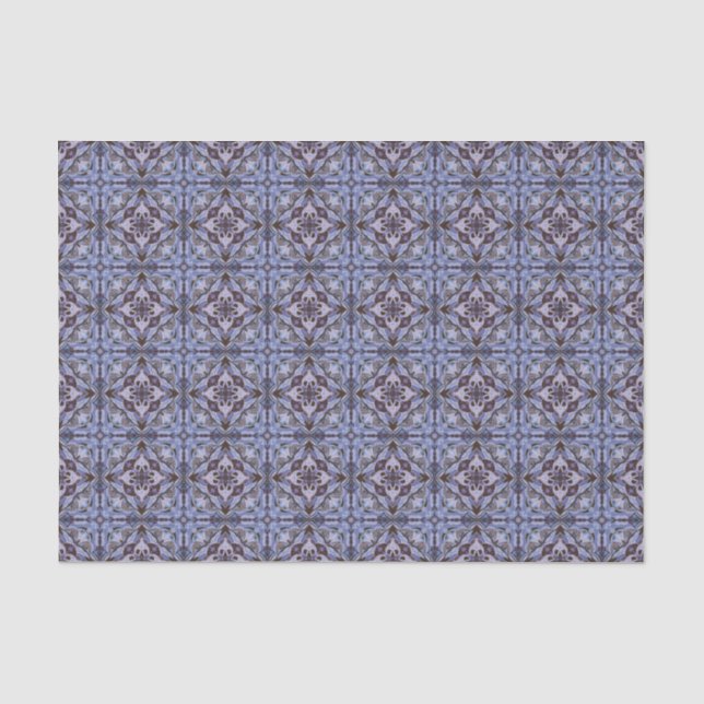 Papel De Seda Azulejo Espanhol Purple Azulejo (Frente )