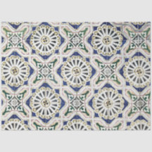 Azulejos Portugueses - Azulejo Colorido Geométrico