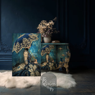 Papel De Seda Azure Allure French Retrait & Parasol Royal Blue