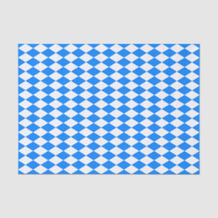 Papel De Seda Azure Blue Harlequin