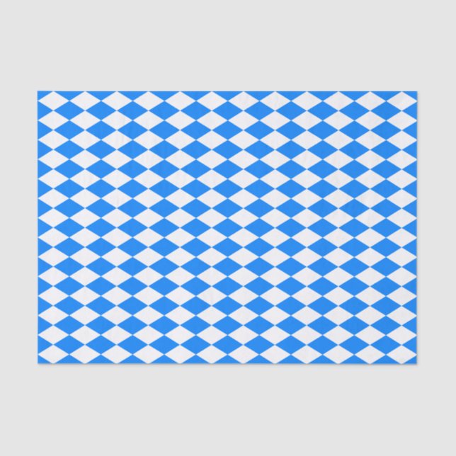 Papel De Seda Azure Blue Harlequin (Frente )