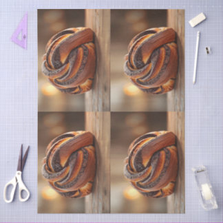 Papel De Seda Babka Cake Eastern Europe Tasty Food Photo