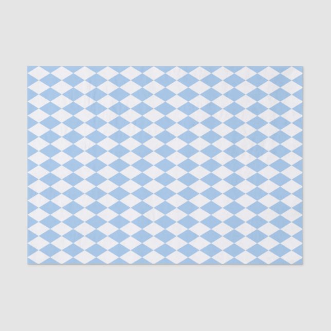 Papel De Seda Baby Blue Harlequin (Frente )