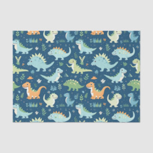 Papel De Seda Baby Dinosaur
