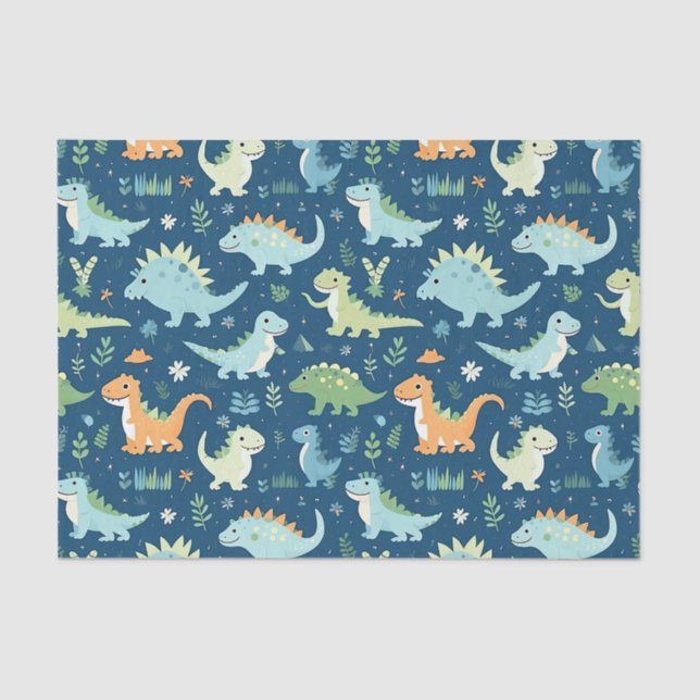 Papel De Seda Baby Dinosaur (Frente )