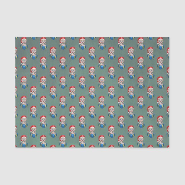 Papel De Seda Baby Santa Claus (Frente )