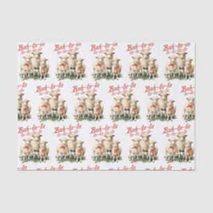 Papel De Seda Bah La La Cute Retro Christmas Shea