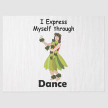 Bailarina de Hula se Expressando Através da Dança