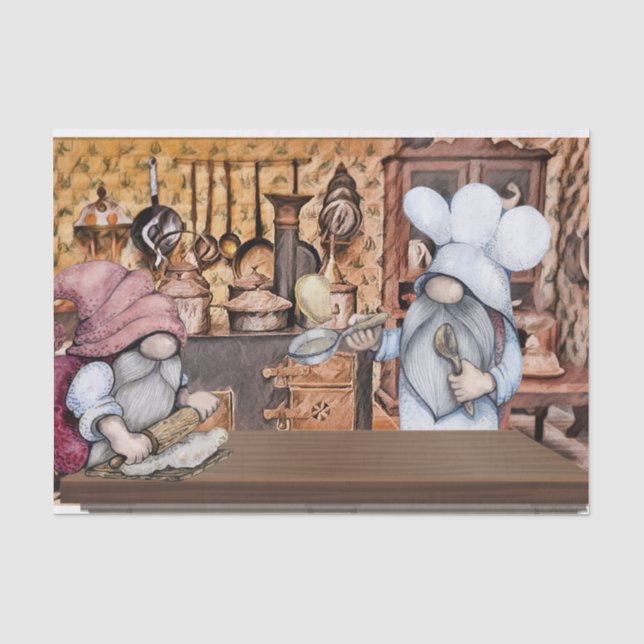 Papel De Seda Baker Gnomos (Frente )