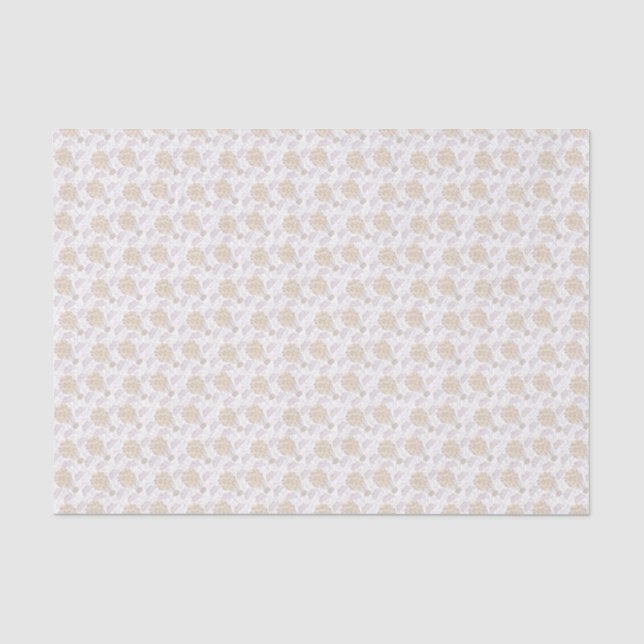 Papel De Seda Balão vintage amarelo e cinza (Frente )