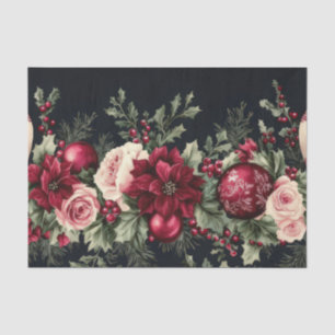 Papel De Seda Balas e Flores de Natal Coloridas