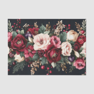Papel De Seda Balas e Flores de Natal Coloridas