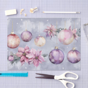 Papel De Seda Balas e Flores de Natal Coloridas