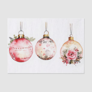 Papel De Seda Balas e Flores de Natal Coloridas