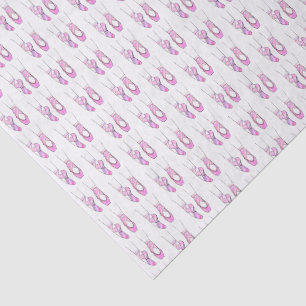 Papel De Seda Balé Ballerina Rosa Quente