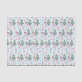 Papel De Seda Balé de Noz-Craqueador de Natal Cor-de-Rosa