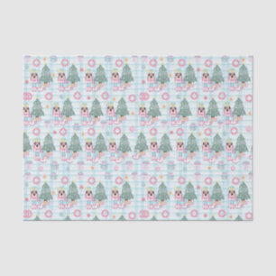 Papel De Seda Balé de Noz-Craqueador de Natal Cor-de-Rosa