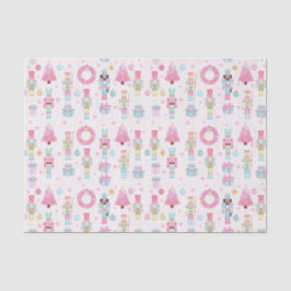 Papel De Seda Balé de Noz-Craqueador de Natal Cor-de-Rosa