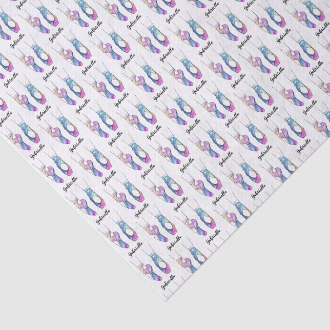 Papel De Seda Balé Personalizado Ballerina (Detalhes)