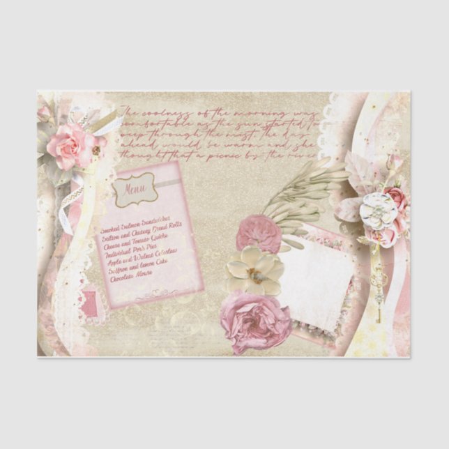 Papel De Seda Balé série 6 (Frente )